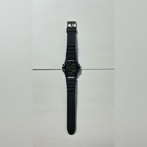 Timex Black Expedition Indiglo Chrono Alarm Men's Digital Watch T5K463 EUC